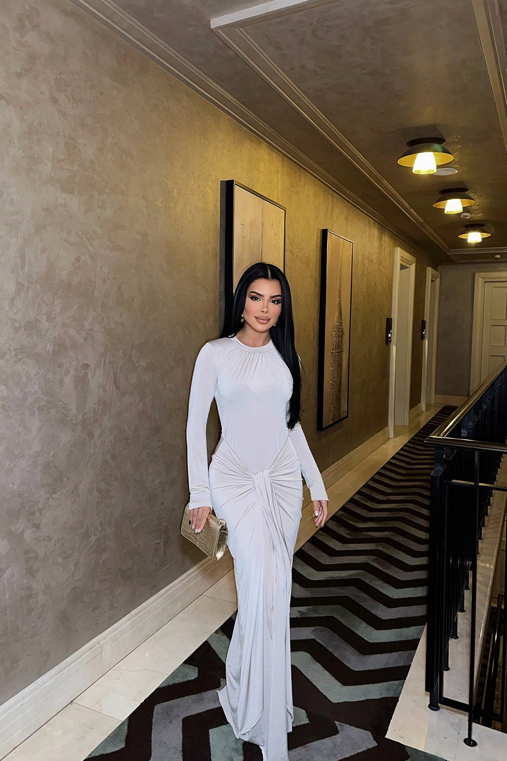 "MELODY" - VESTIDO LARGO CON DOBLE ABERTURA