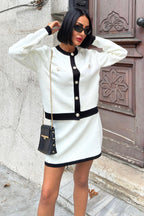 ALEXANDRA - SET DE PUNTO BLANCO