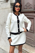 ALEXANDRA - SET DE PUNTO BLANCO