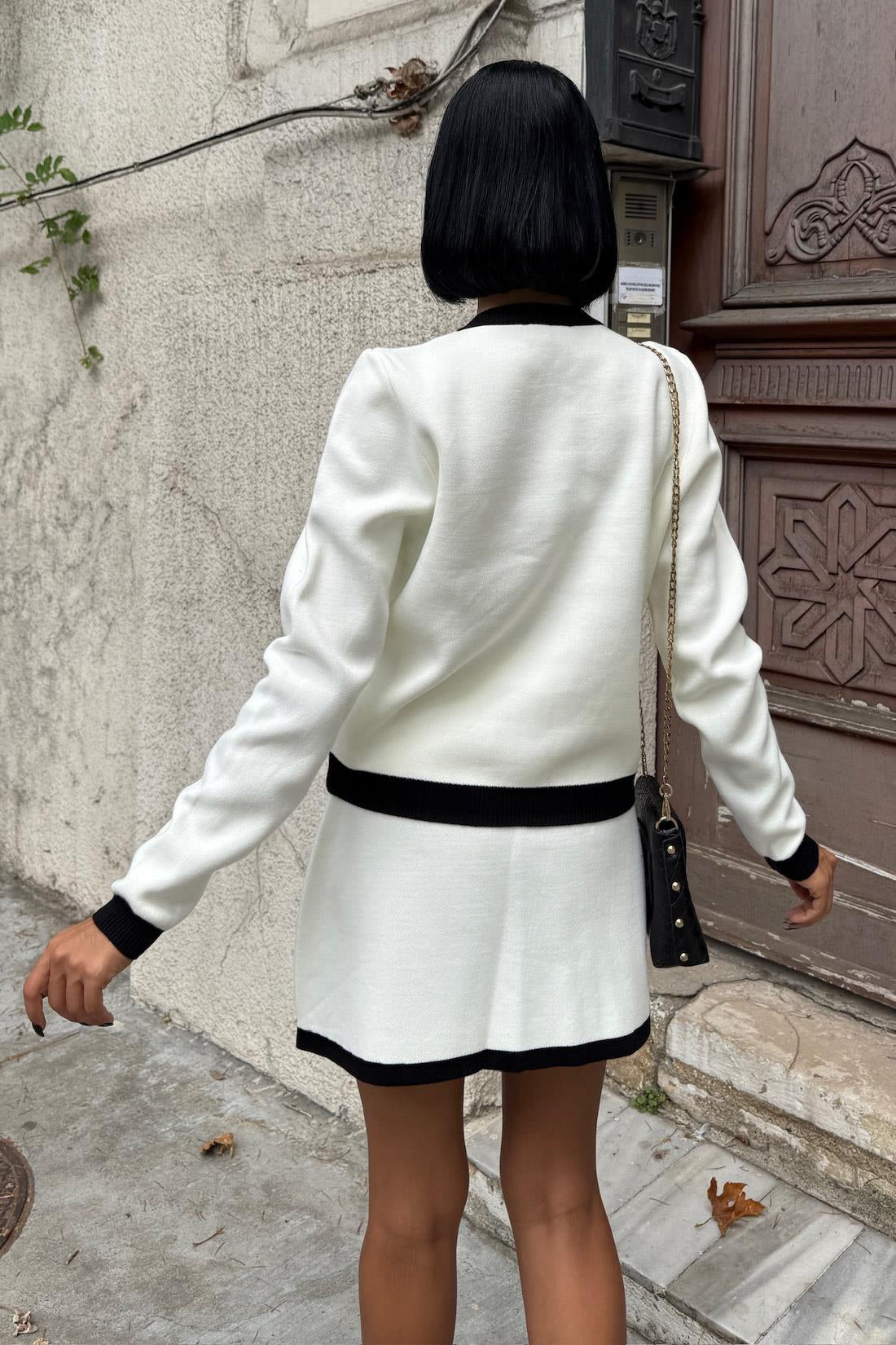 ALEXANDRA - SET DE PUNTO BLANCO