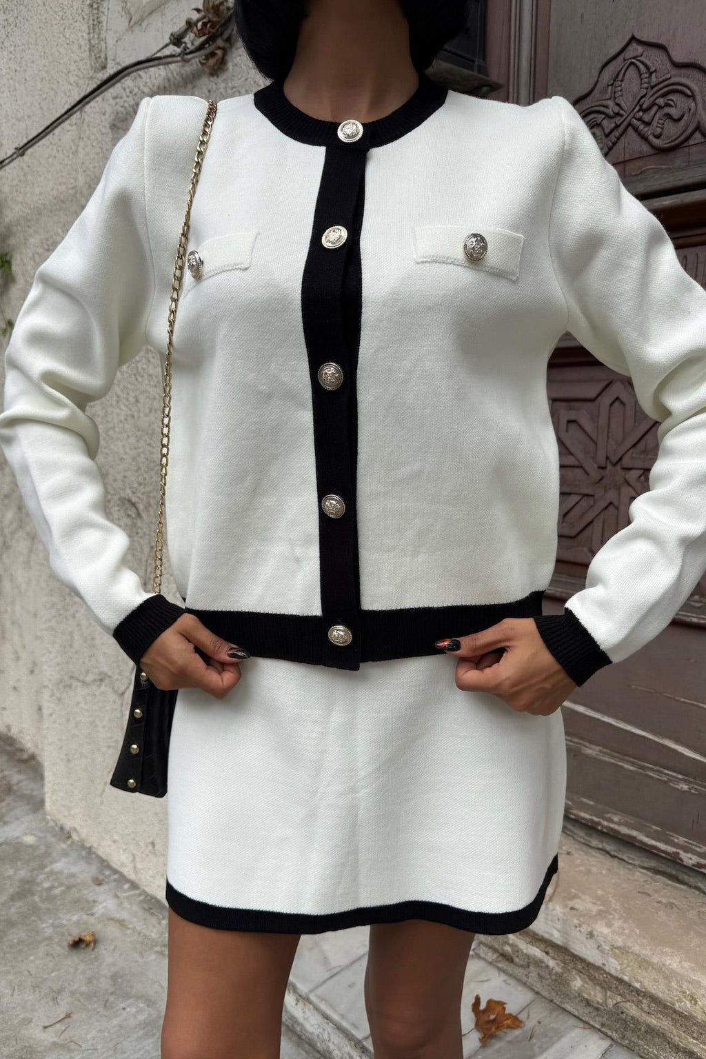 ALEXANDRA - SET DE PUNTO BLANCO