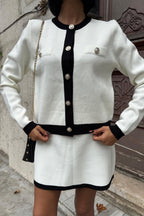 ALEXANDRA - SET DE PUNTO BLANCO