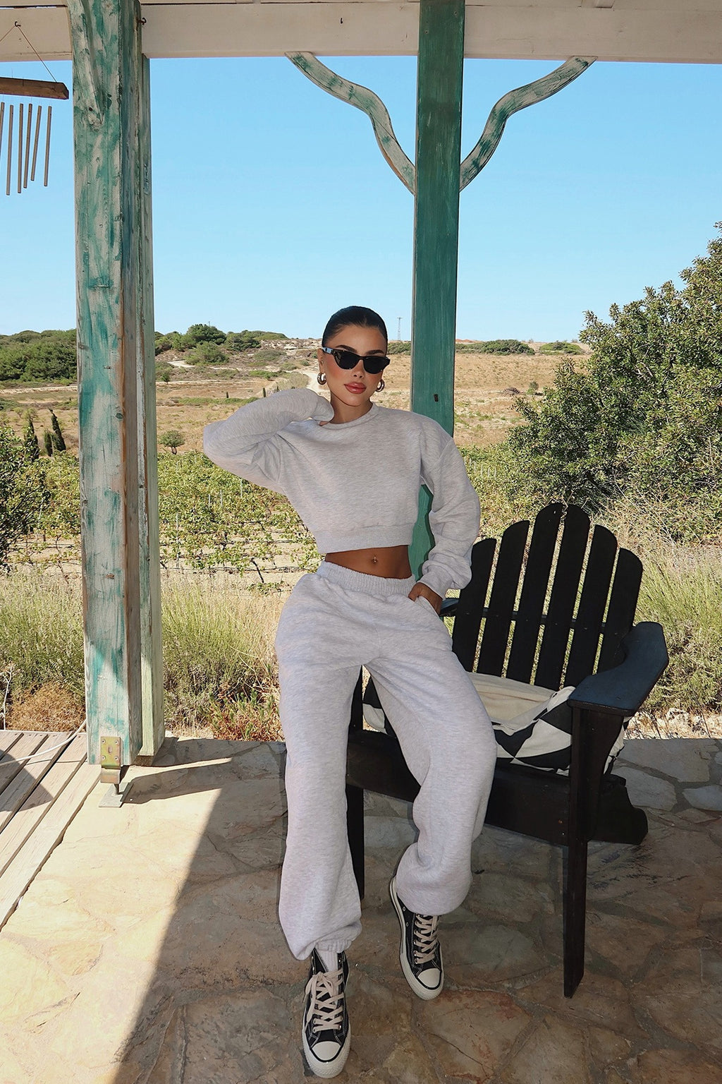 MELODIE - SET CHANDAL GRIS