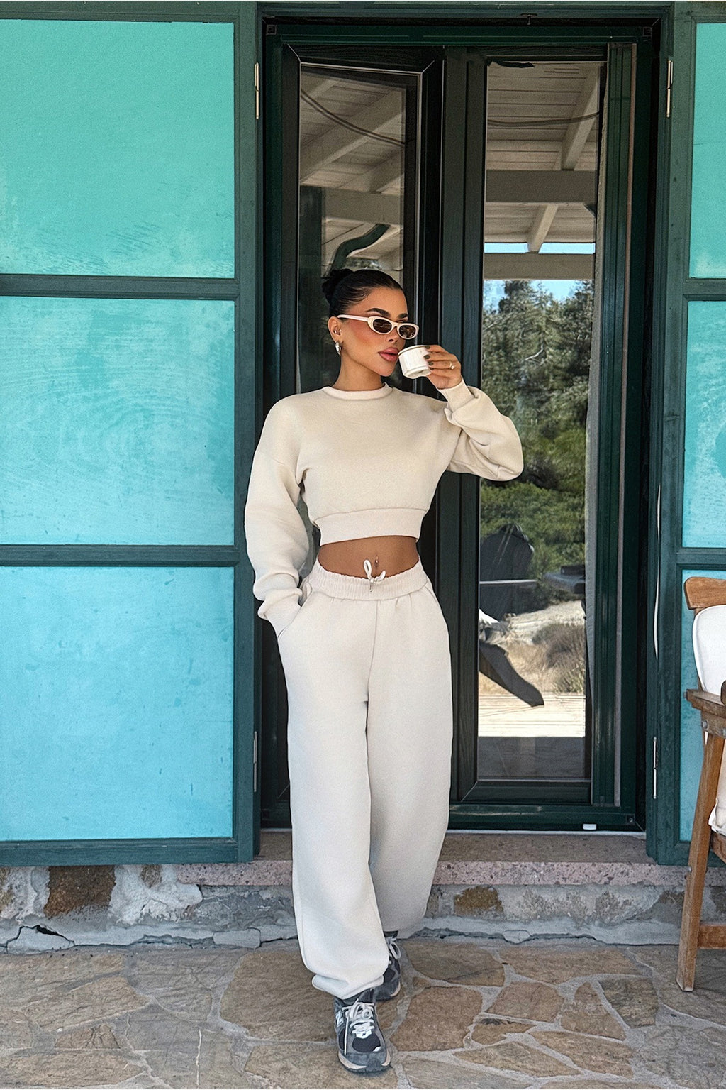 MELODIE - SET CHANDAL BEIGE