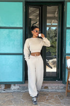 MELODIE - SET CHANDAL BEIGE