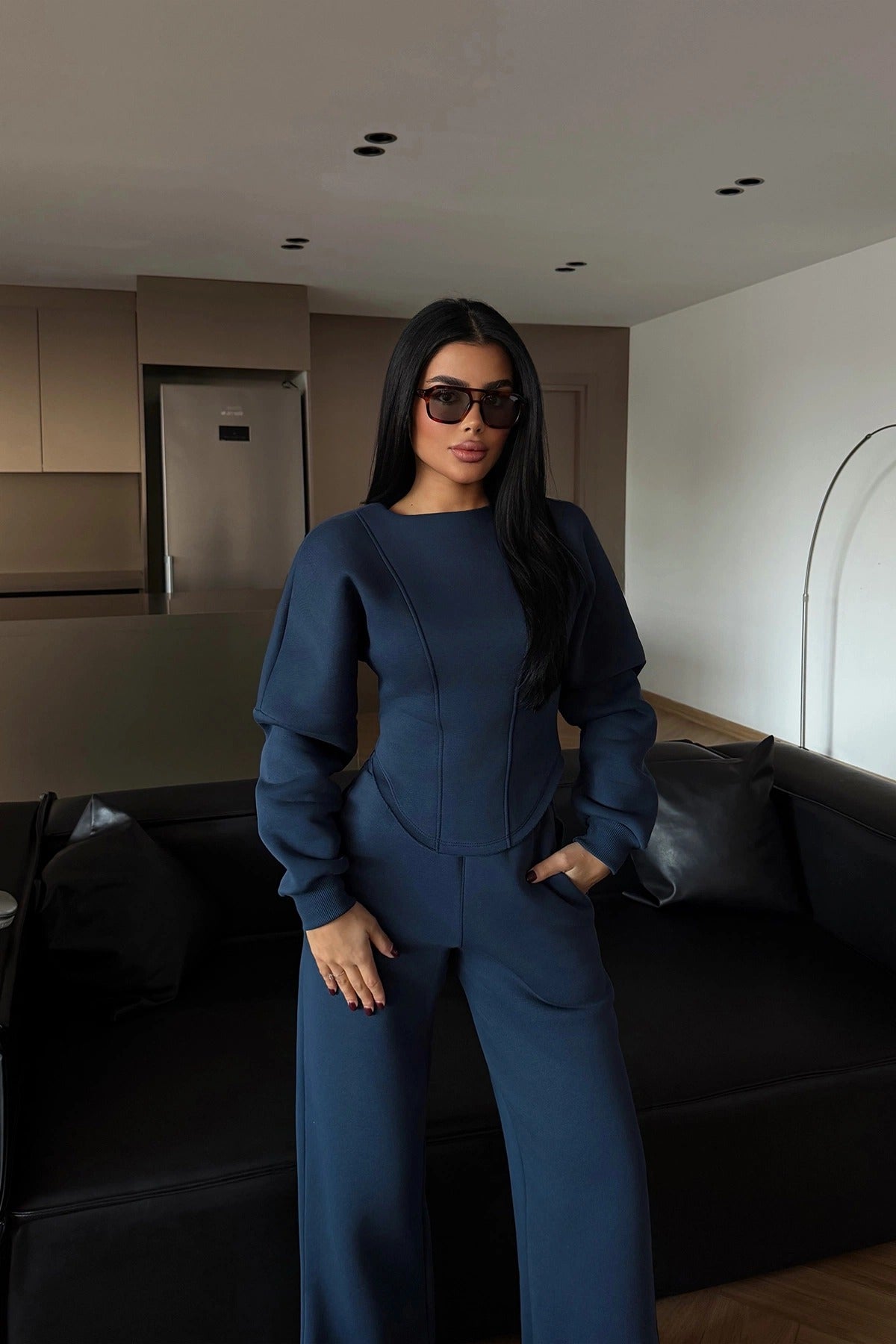 RENATA - SET CORSET AZUL