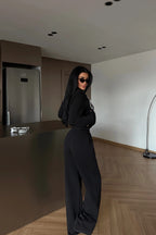 VALENTINA - SET CHANDAL RETRO NEGRO