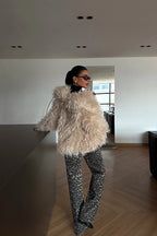 MARIE - ABRIGO DE PELO BEIGE