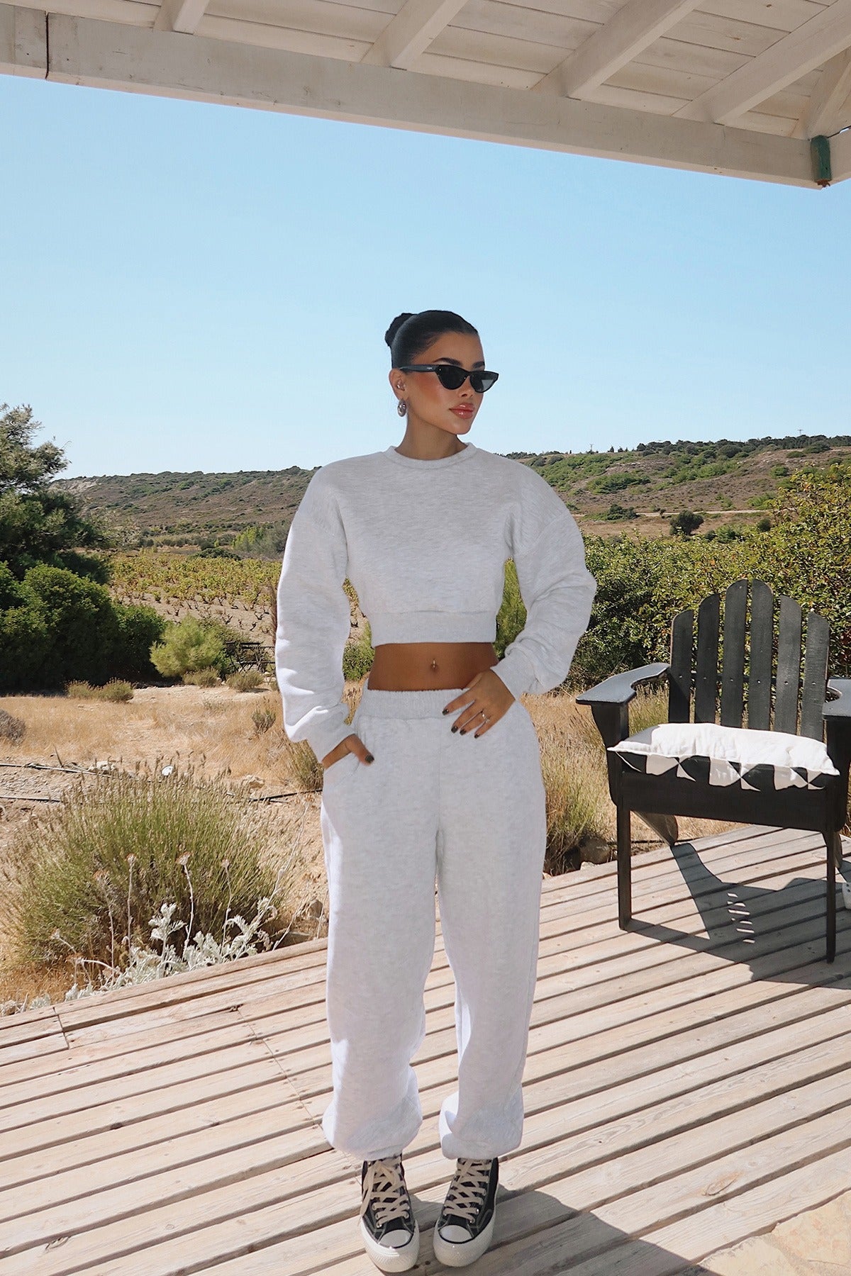 MELODIE - SET CHANDAL GRIS