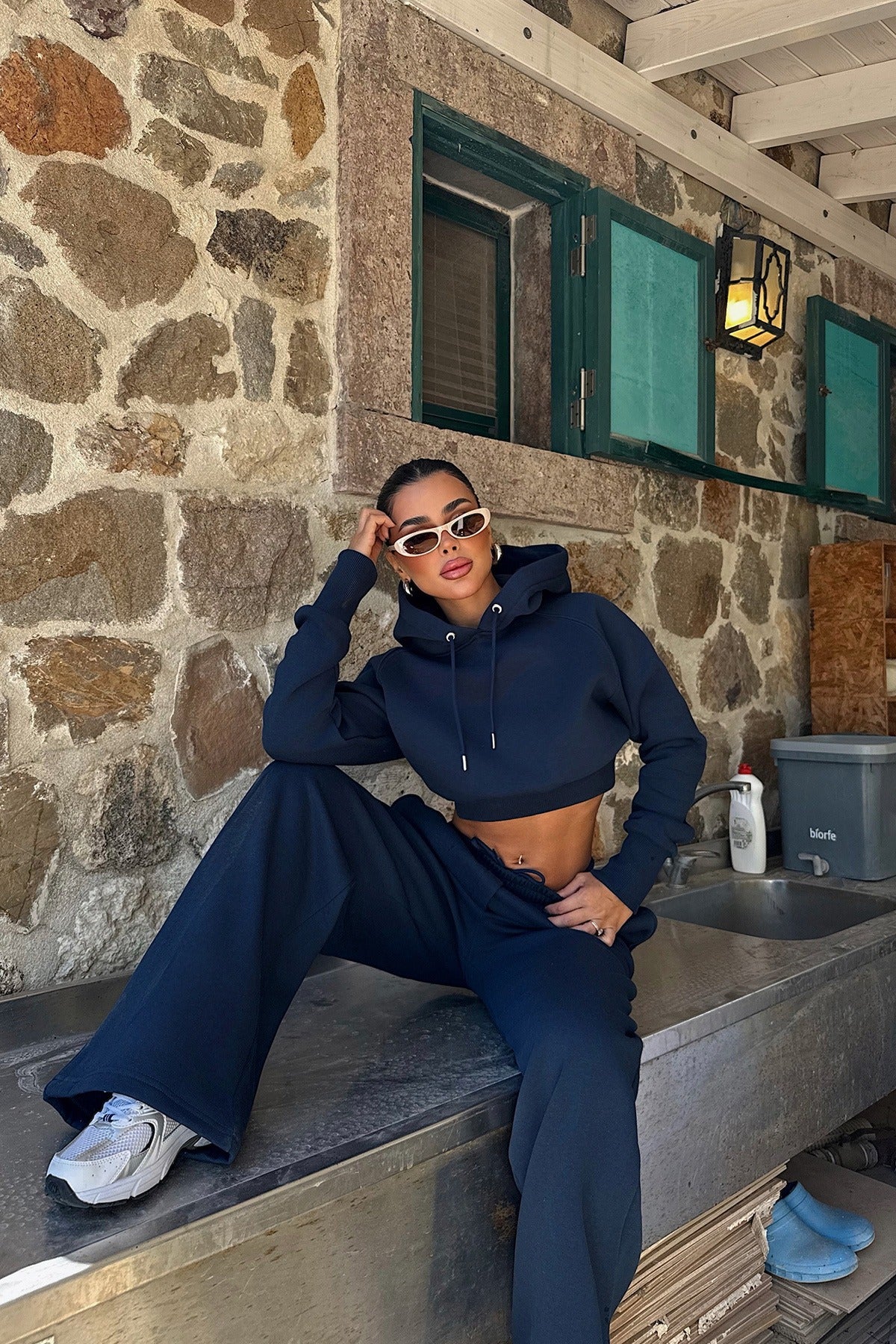 ELISE - SET CHANDAL AZUL MARINO