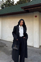 JULIETA - CHAQUETA LARGA NEGRA