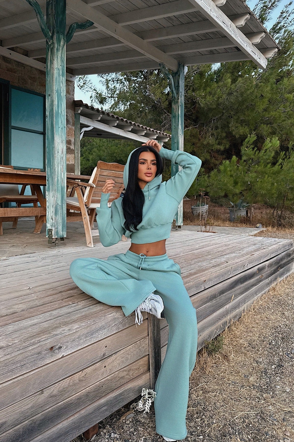 ELISE - SET CHANDAL TURQUESA