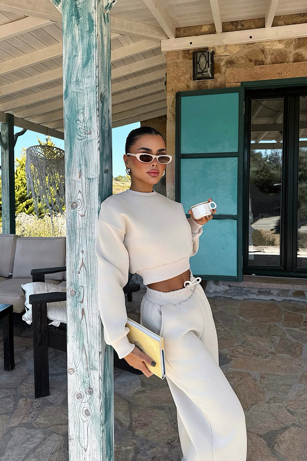 MELODIE - SET CHANDAL BEIGE