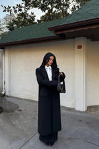 JULIETA - CHAQUETA LARGA NEGRA