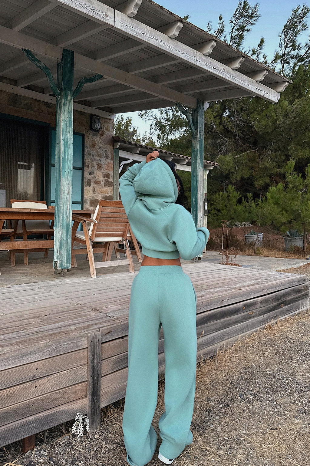 ELISE - SET CHANDAL TURQUESA
