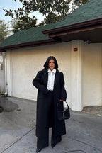 JULIETA - CHAQUETA LARGA NEGRA