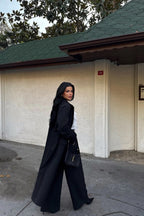 JULIETA - CHAQUETA LARGA NEGRA