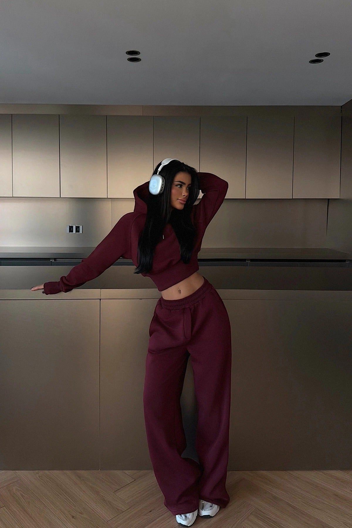 ELISE - SET CHANDAL GRANATE