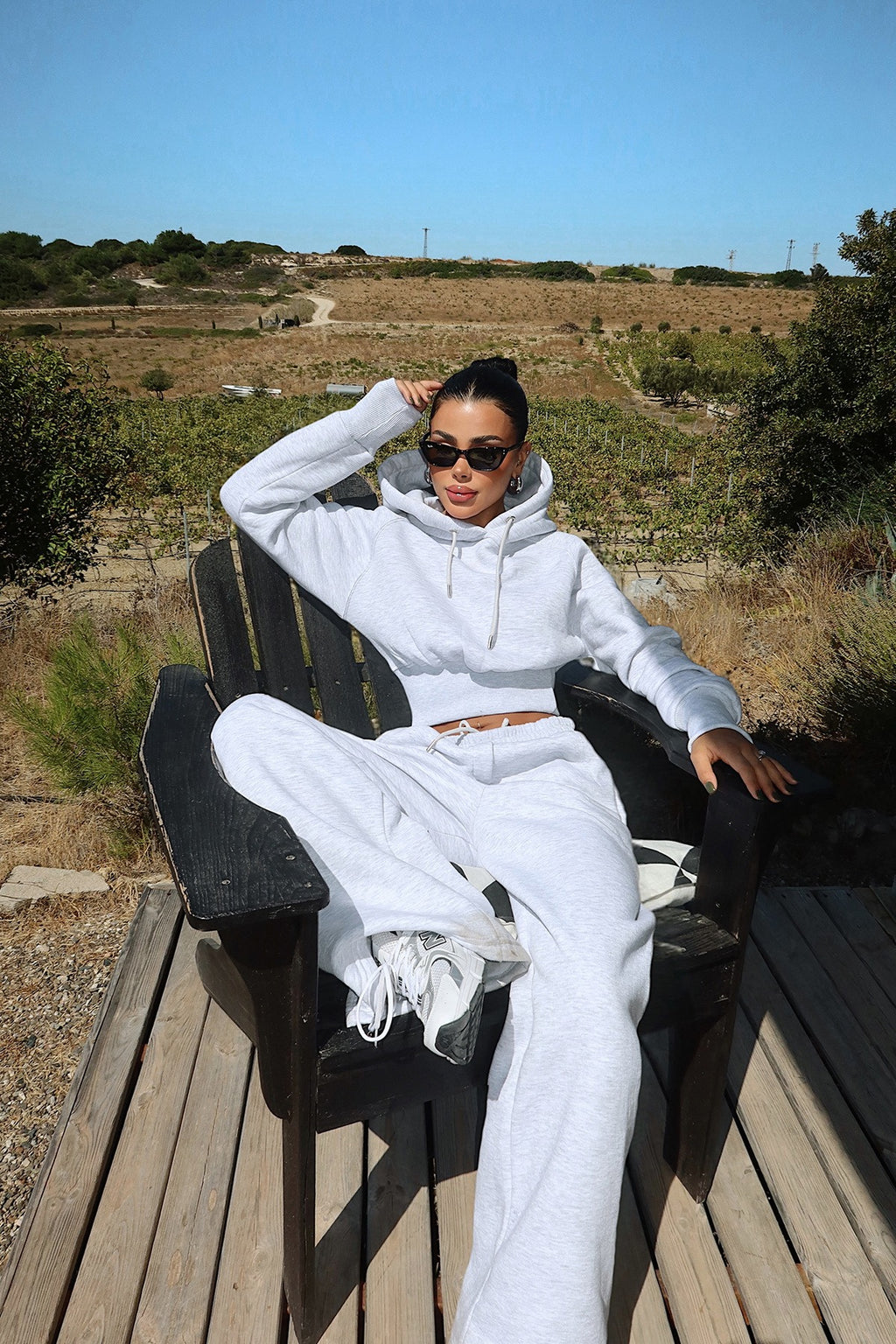 ELISE - SET CHANDAL GRIS