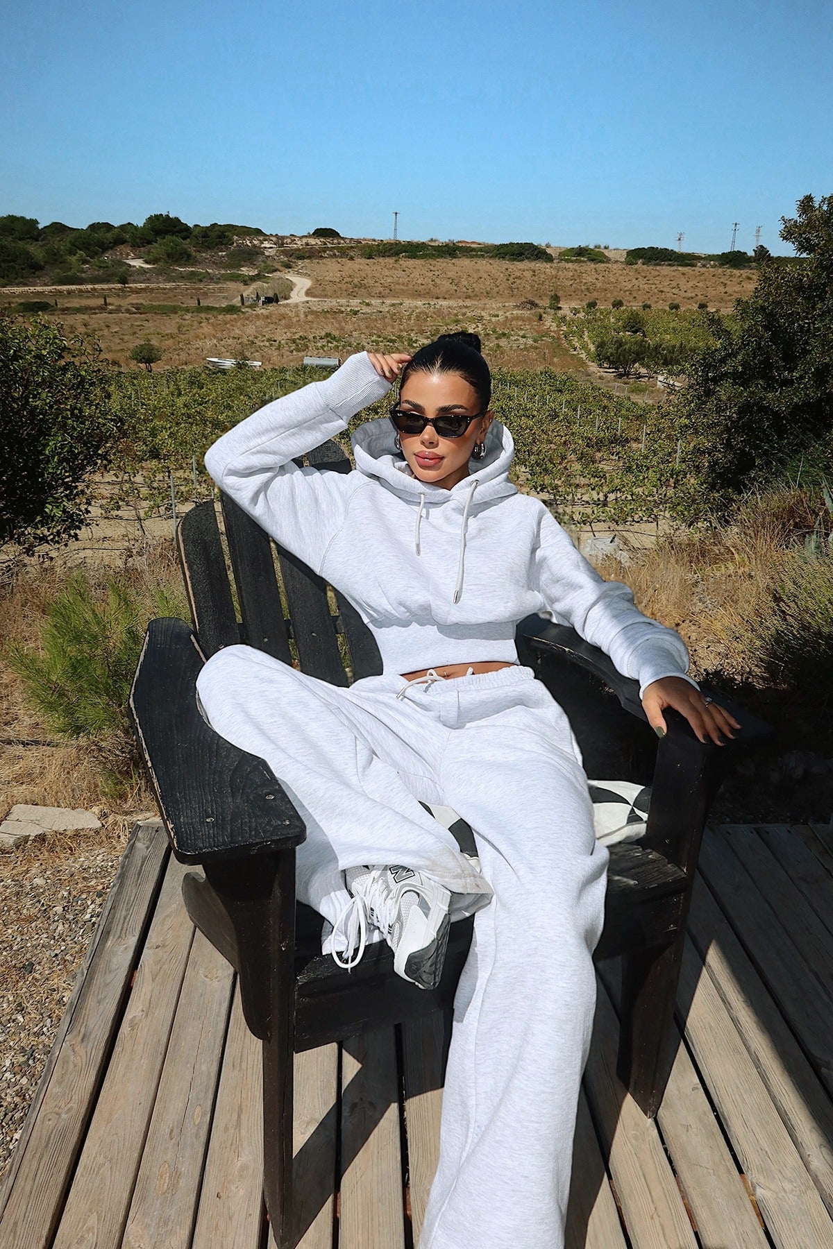 ELISE - SET CHANDAL GRIS