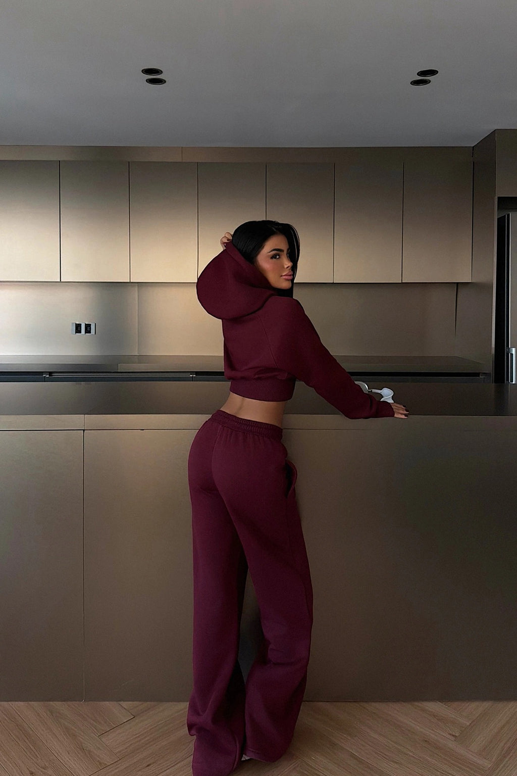 ELISE - SET CHANDAL GRANATE