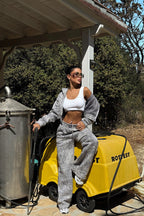 TANIA - SET CHANDAL ESTAMPADO GRIS