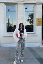 HELENA - ABRIGO DE PELO CON CAPUCHA BEIGE