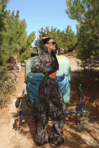 TANIA - SET CHANDAL ESTAMPADO NEGRO