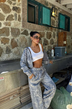 TANIA - SET CHANDAL ESTAMPADO GRIS