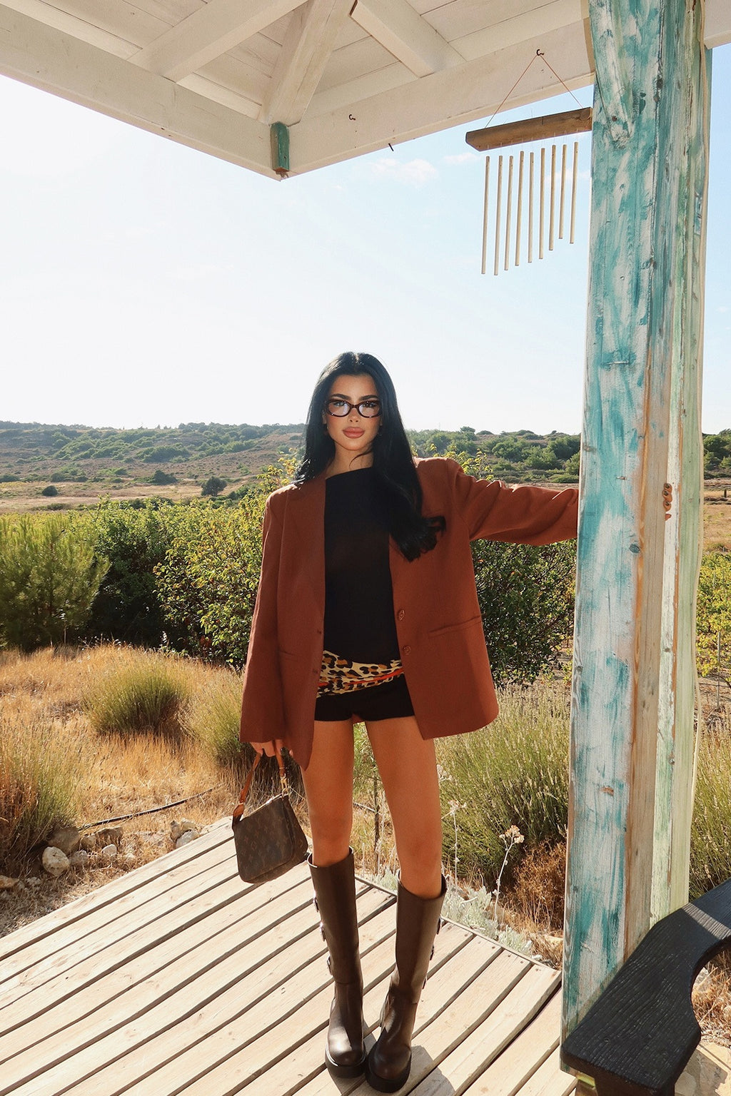 DAYANA - BLAZER OVERSIZE MARRÓN