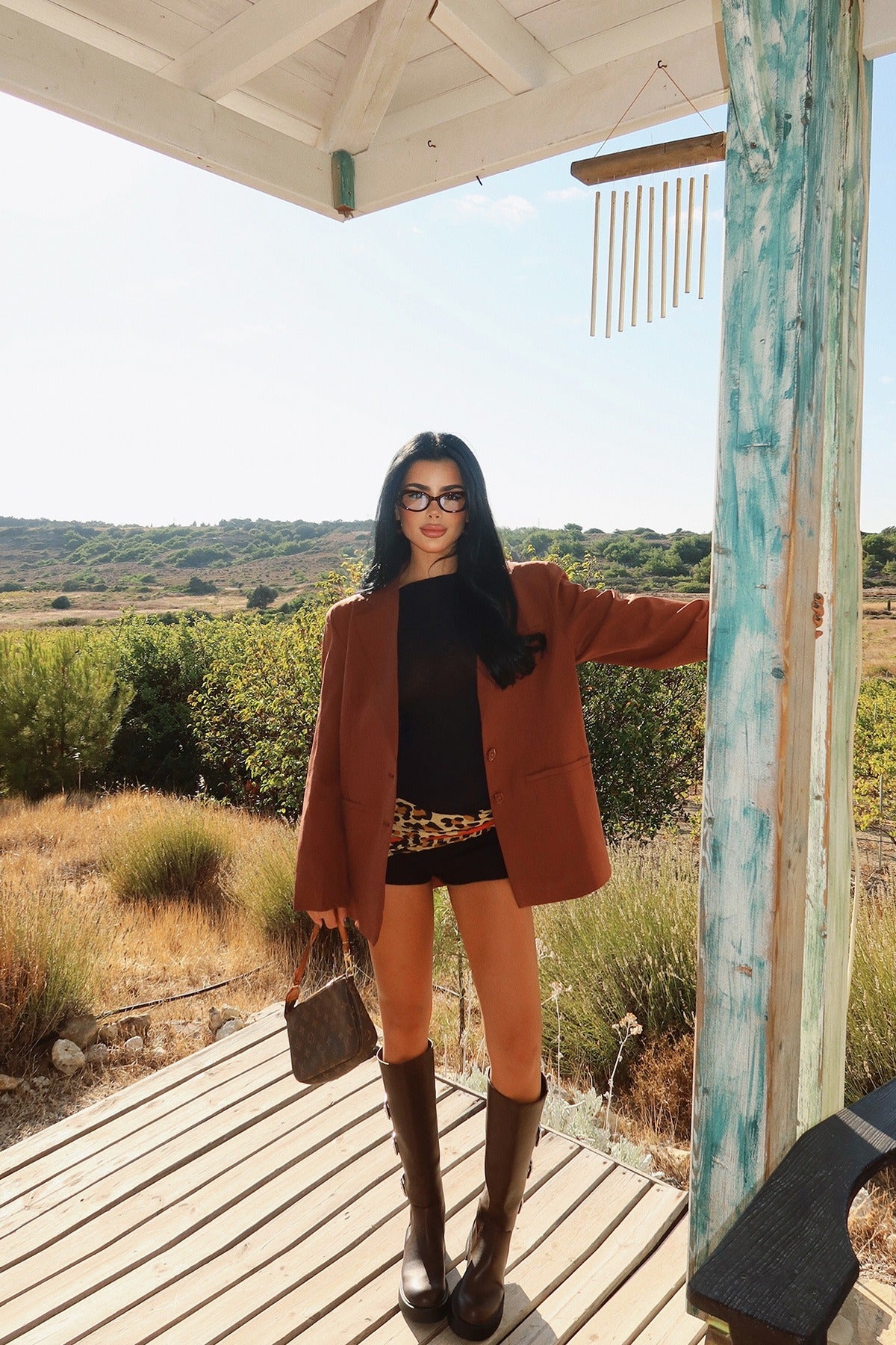 DAYANA - BLAZER OVERSIZE MARRÓN