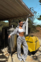 TANIA - SET CHANDAL ESTAMPADO GRIS