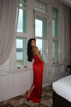 ADRIANA - VESTIDO MAXI SIRENA ROJO