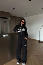 VALENTINA - SET CHANDAL RETRO NEGRO