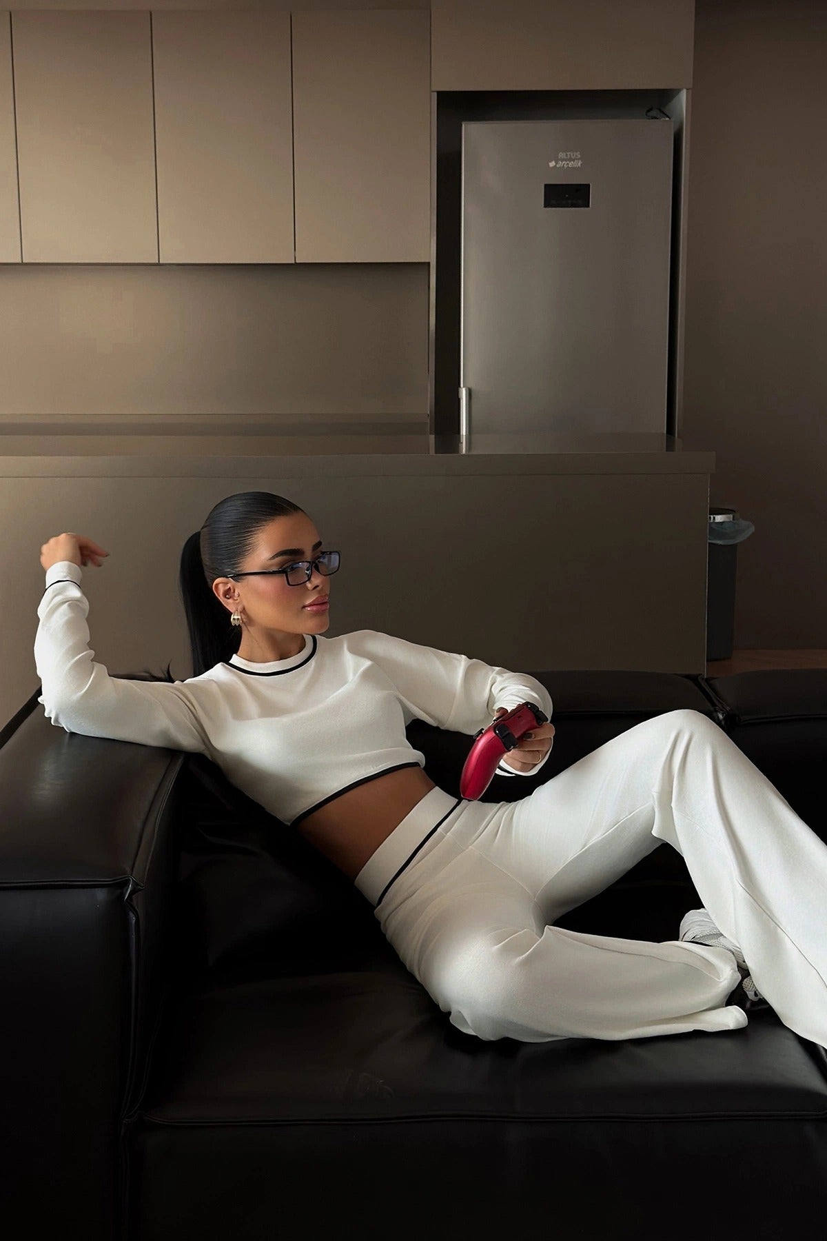 LOREN - SET DE PUNTO BLANCO