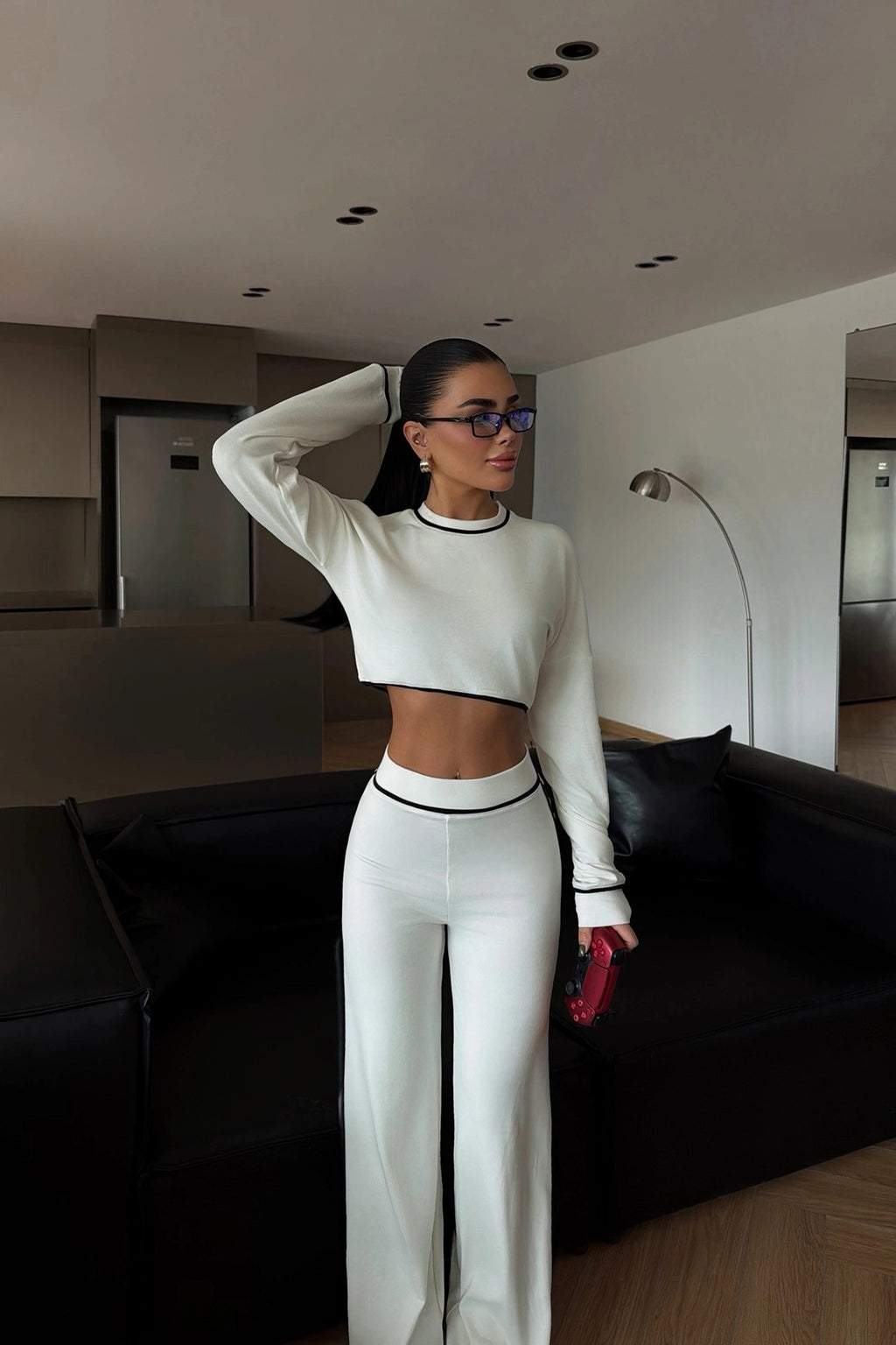 LOREN - SET DE PUNTO BLANCO