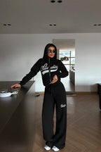 VALENTINA - SET CHANDAL RETRO NEGRO