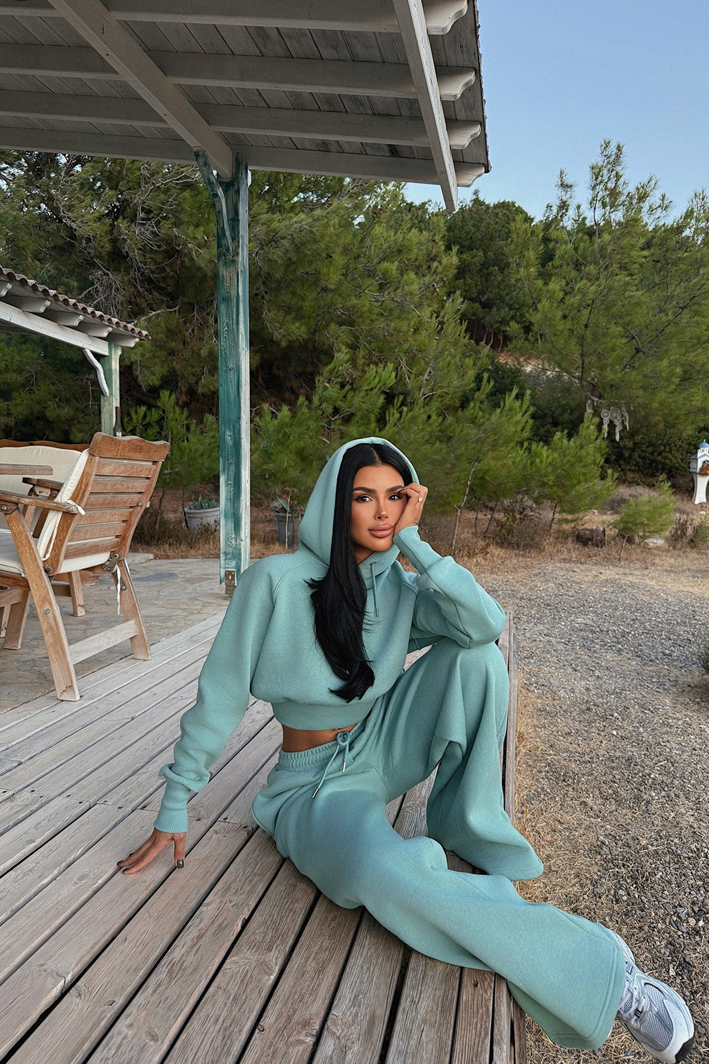 ELISE - SET CHANDAL TURQUESA