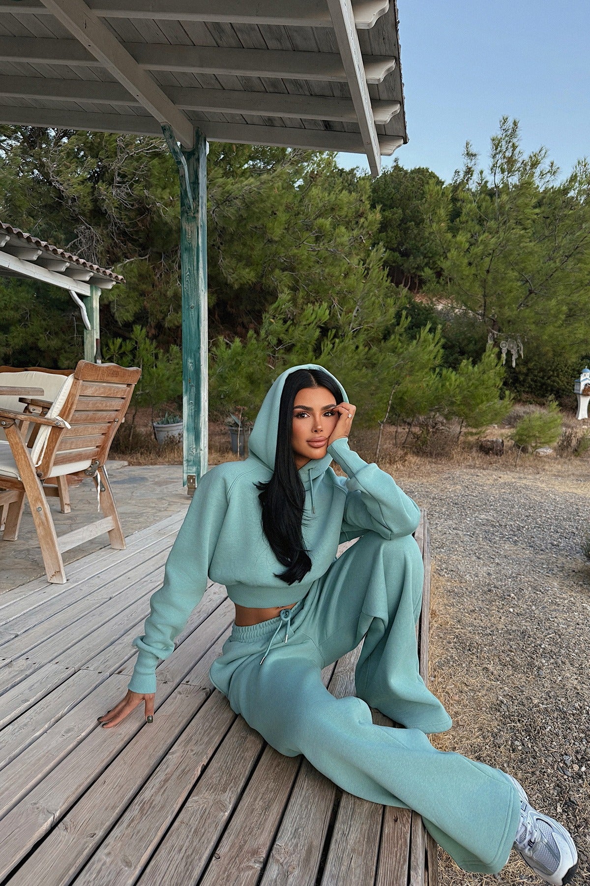 ELISE - SET CHANDAL TURQUESA