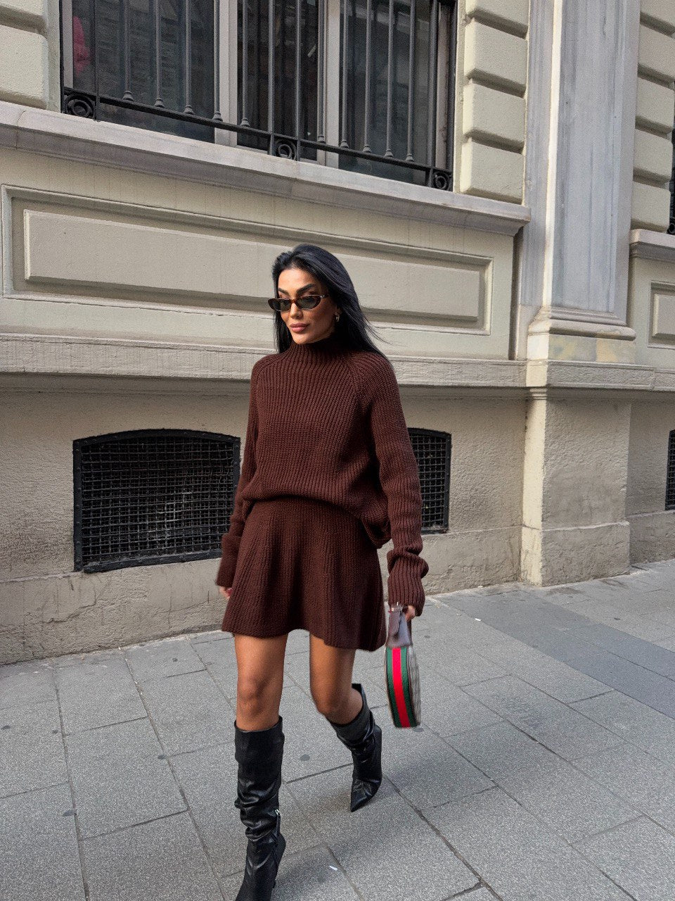 AURORA - SET DE PUNTO MARRÓN