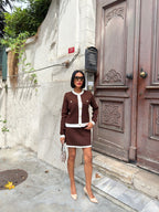 ALEXANDRA - SET DE PUNTO MARRÓN