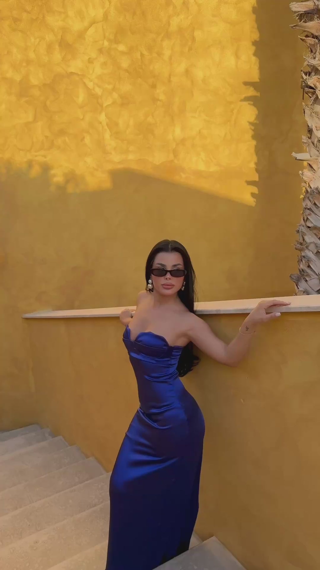 ADRIANA - VESTIDO MAXI SIRENA AZUL